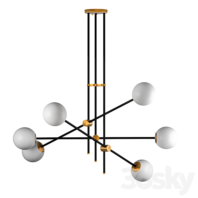 Vector chandelier 3DSMax File - thumbnail 2