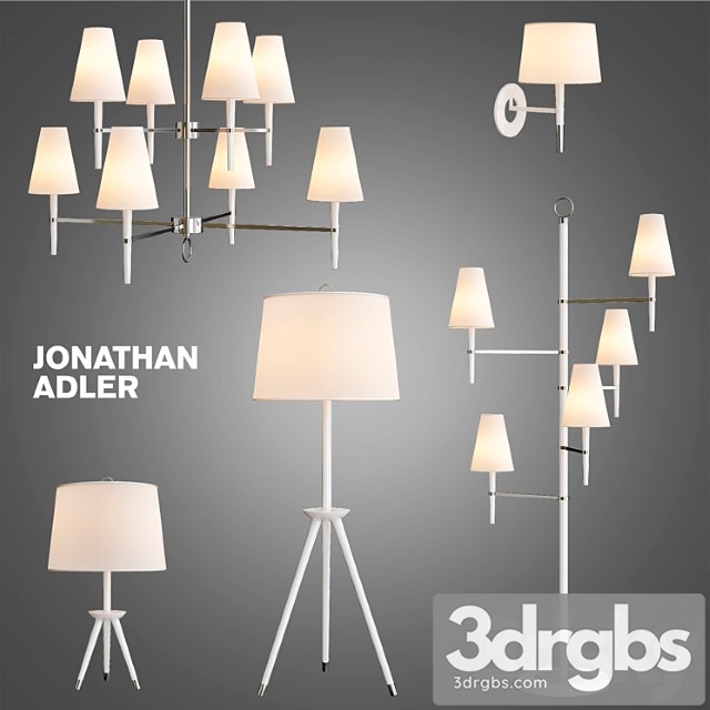 Ventana Two Tier Chandelier 3dsmax Download - thumbnail 1