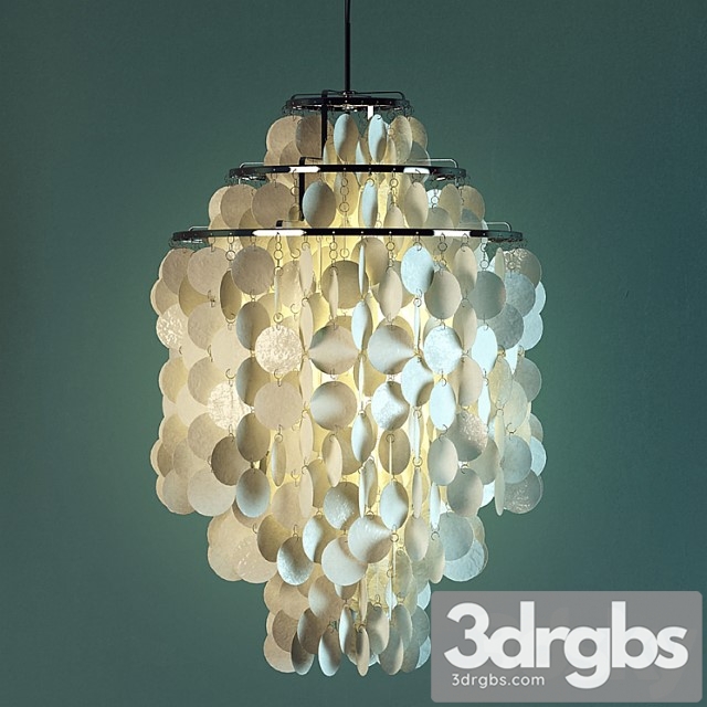 Verner Panton Fun Lamp 3dsmax Download - thumbnail 1