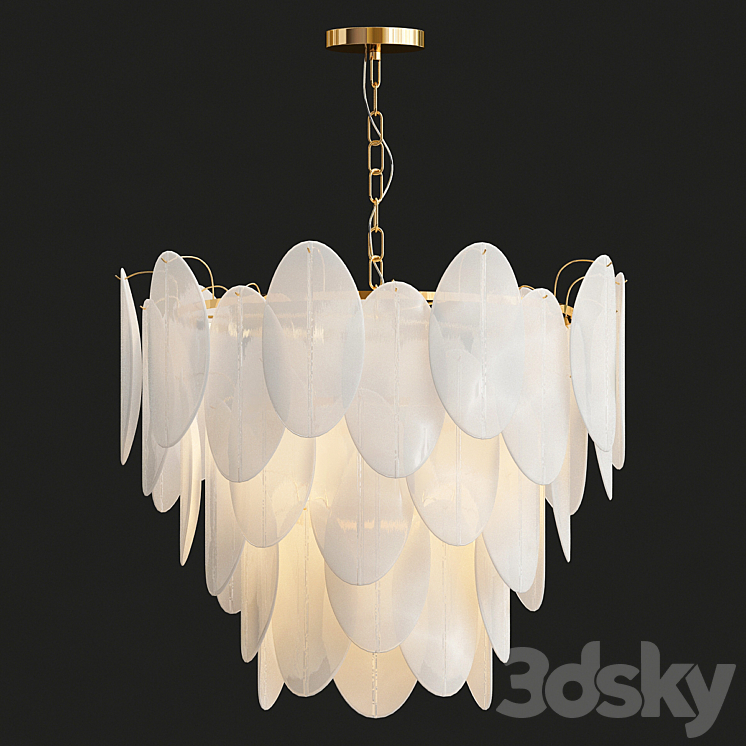 Vernon chandelier 3DS Max Model - thumbnail 2