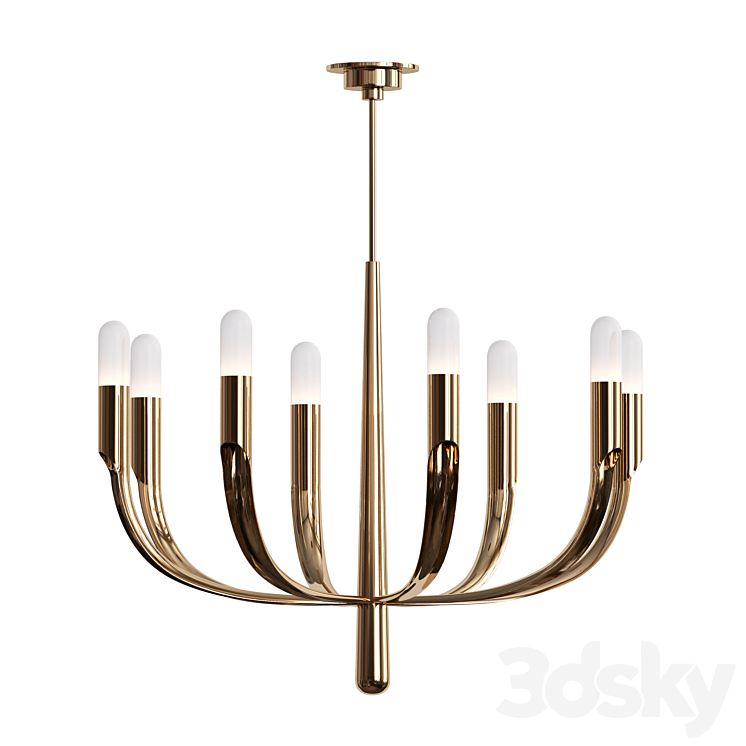 Verso Large Chandelier 3DS Max Model - thumbnail 3