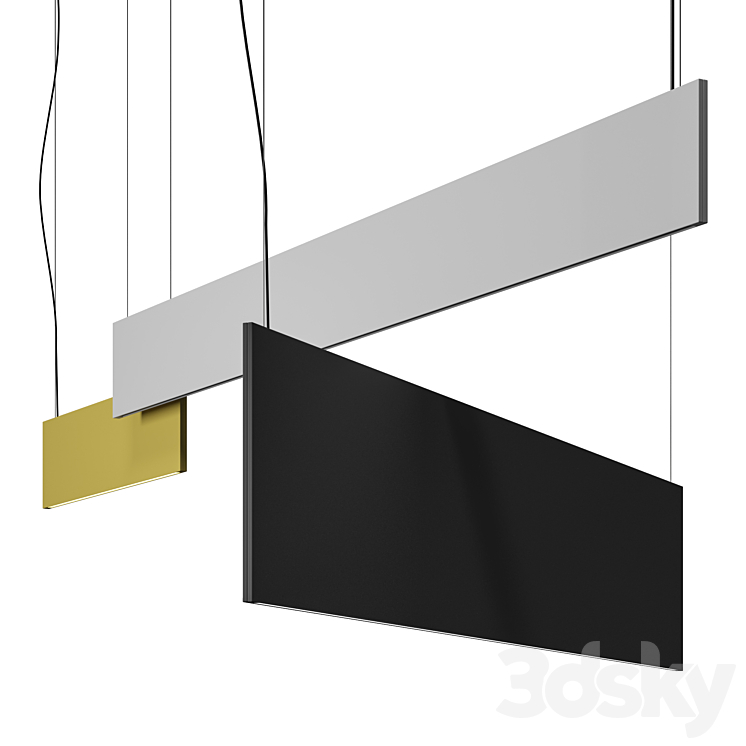 Vesoi PANTONE pendant lamp 3DS Max Model - thumbnail 1