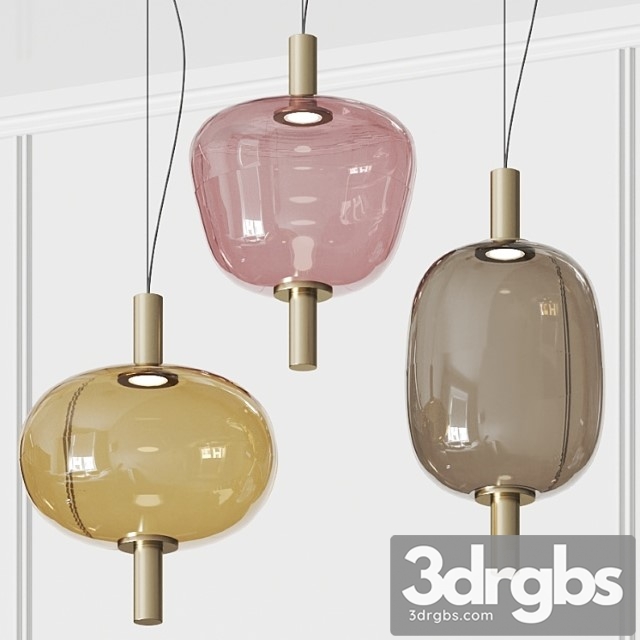 Vetreria Vistosi Riflesso Pendant Lamps 3dsmax Download - thumbnail 1