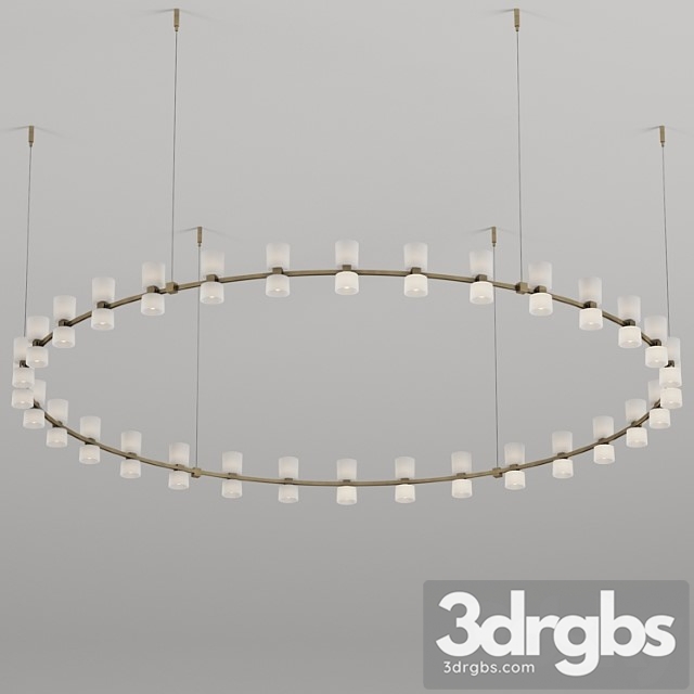 Viabizzuno royal chandelier 3dsmax Download - thumbnail 1