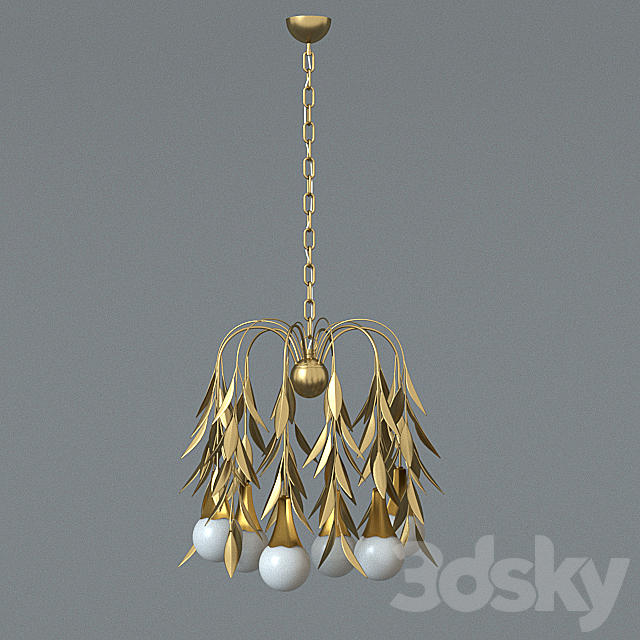 Vianne Chandelier 3DS Max Model - thumbnail 2