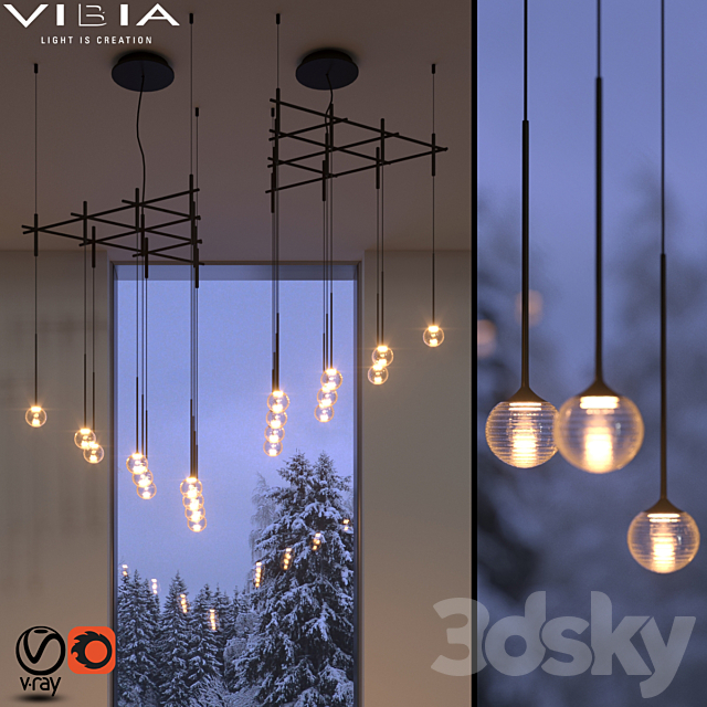 Vibia Algorithm 0825 3DSMax File - thumbnail 1