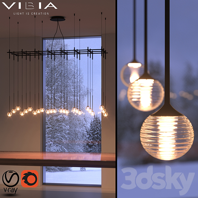 Vibia Algorithm 0875 3DSMax File - thumbnail 1