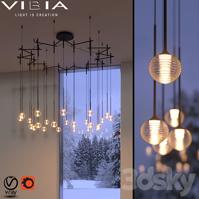 Vibia Algorithm 0885 3DSMax File - thumbnail 1