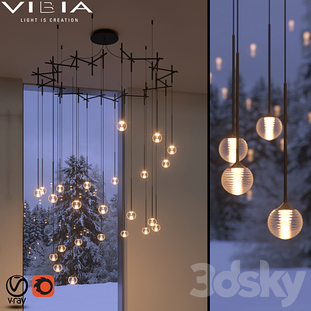 Vibia Algorithm 3DSMax File - thumbnail 1