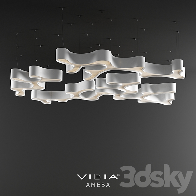 Vibia Ameba Lamp Suspension Set 3DS Max Model - thumbnail 3