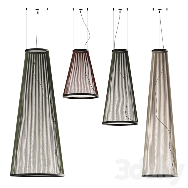 Vibia Array Pendant Lamps 3DS Max Model - thumbnail 6