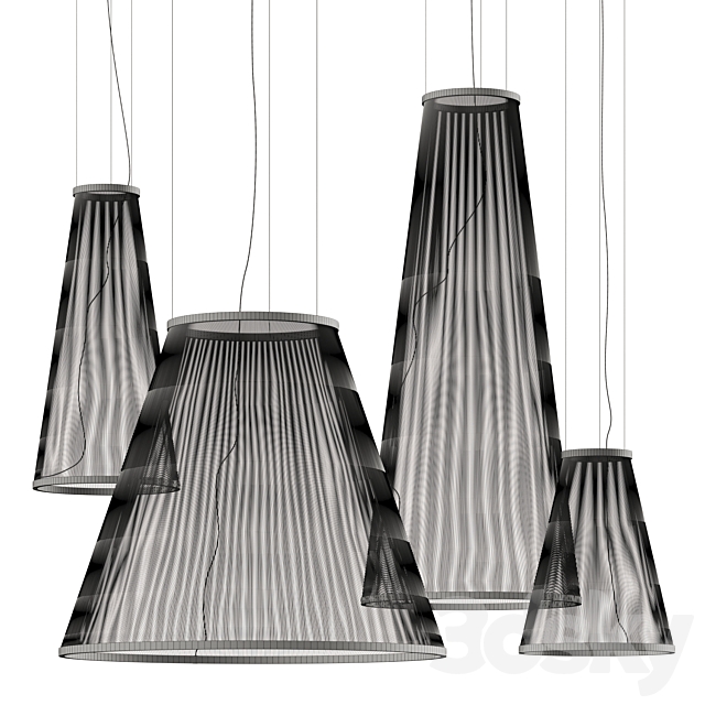 Vibia Array Pendant Lamps 3DS Max Model - thumbnail 7