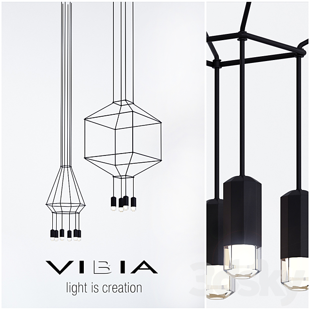 Vibia Collection WIREFLOW 3DS Max Model - thumbnail 1