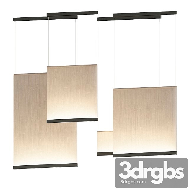 Vibia curtain fabric pendant lamp - thumbnail 1