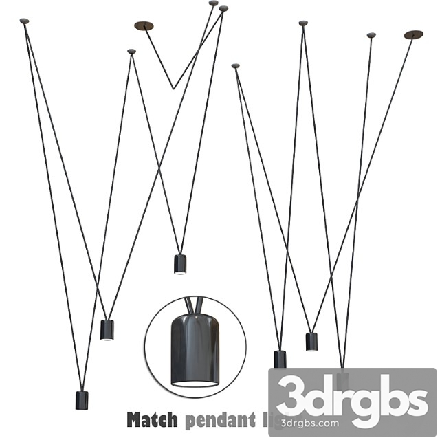 Vibia double match pendant light - thumbnail 1