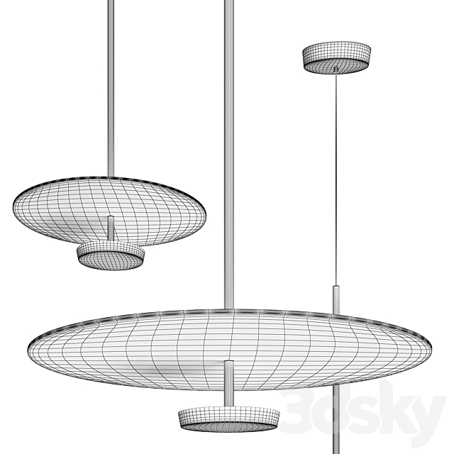 Vibia Flat 5935_5940 3DS Max Model - thumbnail 3