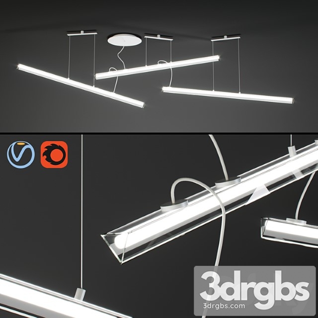 Vibia – halo lineal 2341 03 3dsmax Download - thumbnail 1