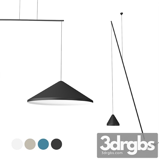 Vibia north (floorl & suspended light) 3dsmax Download - thumbnail 1