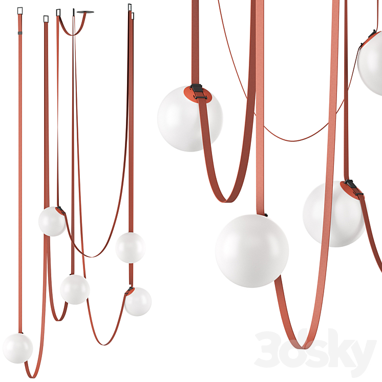 Vibia Plusminus Spheres 3DS Max Model - thumbnail 1