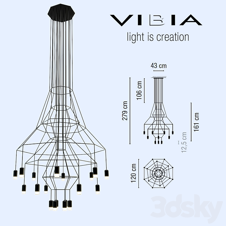 VIBIA \/ Wireflow 3DS Max - thumbnail 1