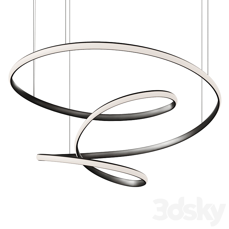 VISIONARY LIGHTING Broadwindsor Large Spiral 3DS Max Model - thumbnail 1