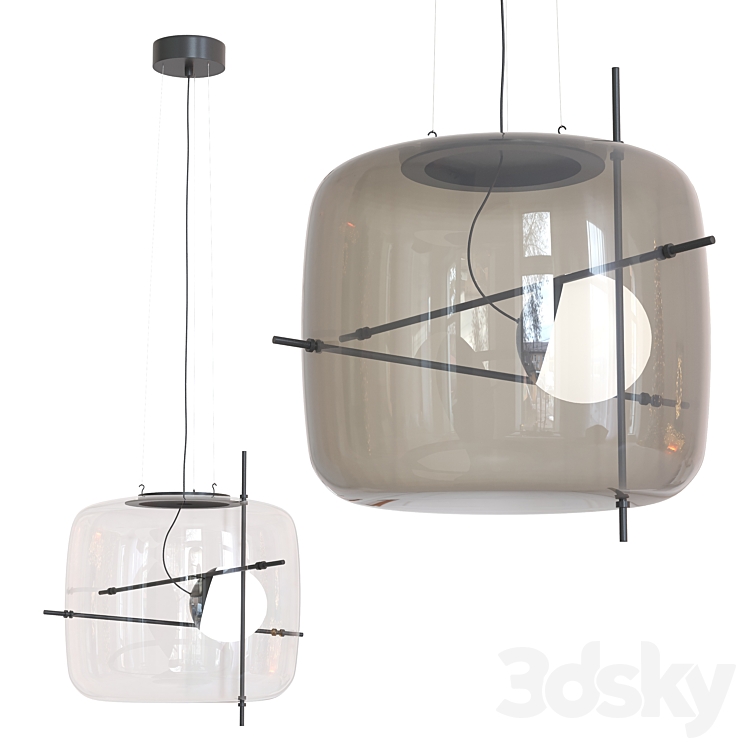 Vistosi Ceiling pendant lamp 3DS Max Model - thumbnail 1