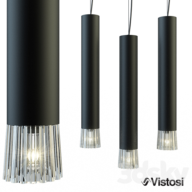 Vistosi Smoking chandelier 3DSMax File - thumbnail 1