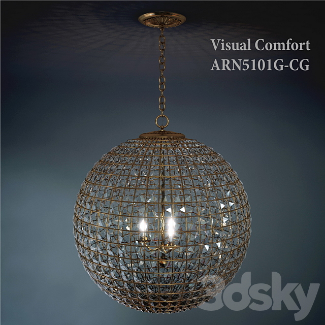 Visual Comfort ARN5101G-CG 3DSMax File - thumbnail 2