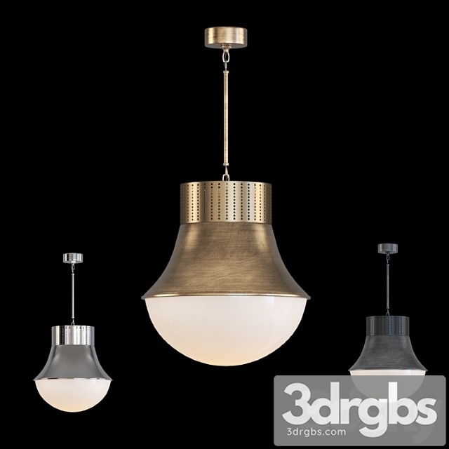 Visual comfort kw5223 kelly wearstler 1 light mini pendant 3dsmax Download - thumbnail 1