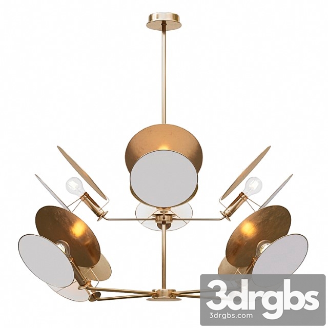 Visual comfort thomas obrien osiris large reflector chandelier - thumbnail 1