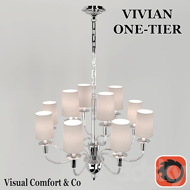 VIVIAN ONE-TIER 3DSMax File - thumbnail 1