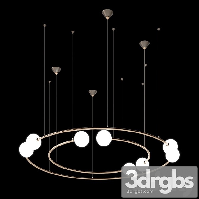 Volker haug studio oddments dual pendant lamp 3dsmax Download - thumbnail 1