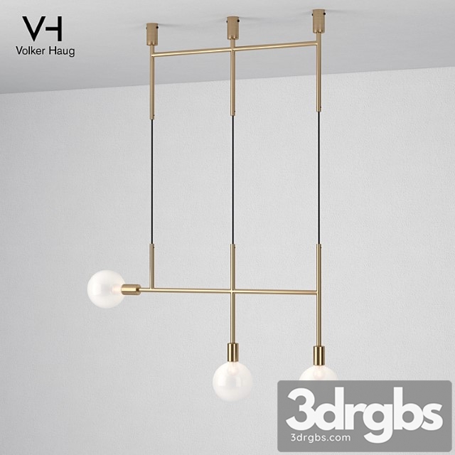 Volkerhaug Triple Kick Pendant Light 3dsmax Download - thumbnail 1