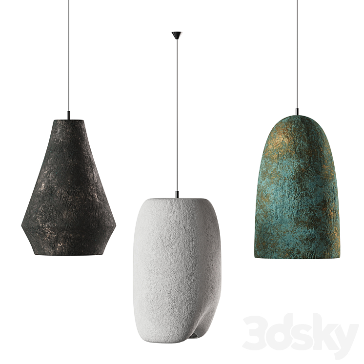 Wabi sabi Lamps 3DS Max Model - thumbnail 1