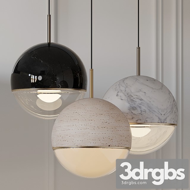 Wandering star led pendant light by viso 3dsmax Download - thumbnail 1