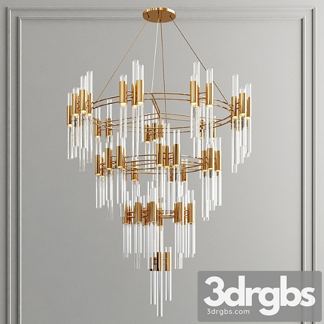 Waterfall Chandelier 1 3dsmax Download - thumbnail 1