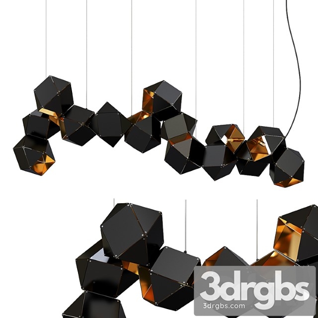 Welles long chandelier 1 - thumbnail 1