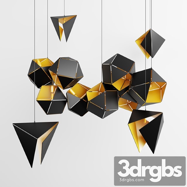 Welles long chandelier. aarevalo stealth. 3dsmax Download - thumbnail 1