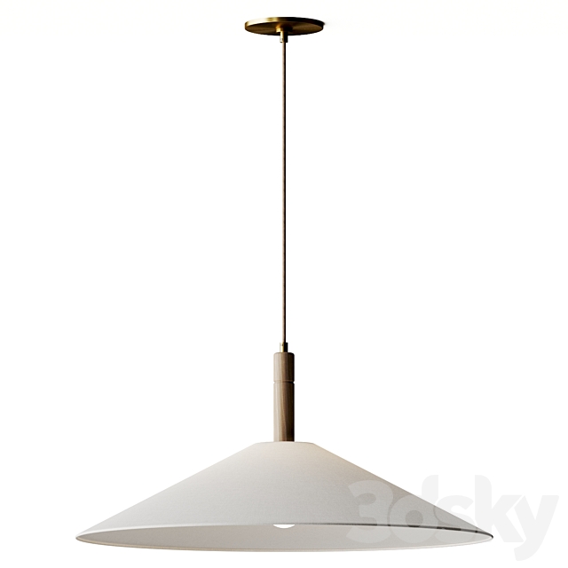 West Elm Devon Pendant Lamp 3ds Max - thumbnail 2