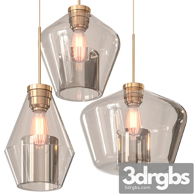 West elm panorama chandeliers 3dsmax Download - thumbnail 1