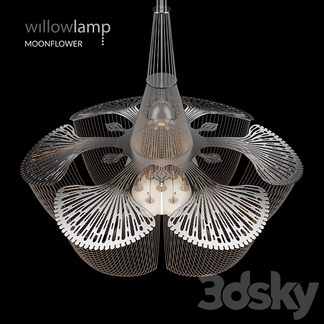 Willowlamp Moonflower 3DS Max Model - thumbnail 2