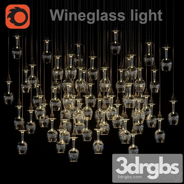 Wineglass Light 3dsmax Download - thumbnail 1