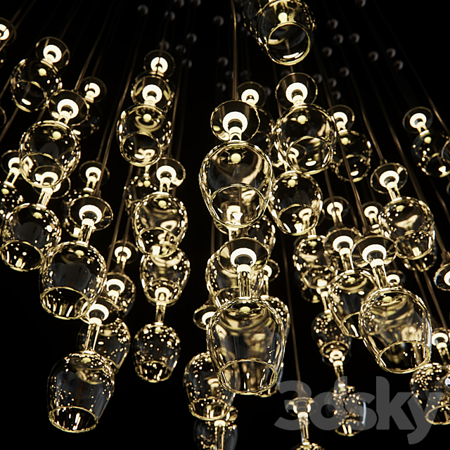 Wineglass light 3DSMax File - thumbnail 2