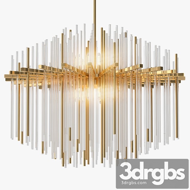 Wired custom lighting strauss chandelier 3dsmax Download - thumbnail 1