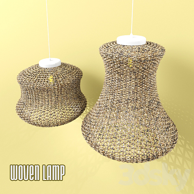 Woven lamp 3DS Max Model - thumbnail 3