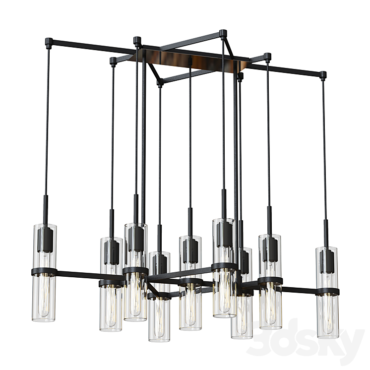 xavier chandelier Troy Lighting 3DS Max Model - thumbnail 2