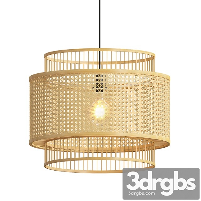 Yen Pendant Round Light 3dsmax Download - thumbnail 1