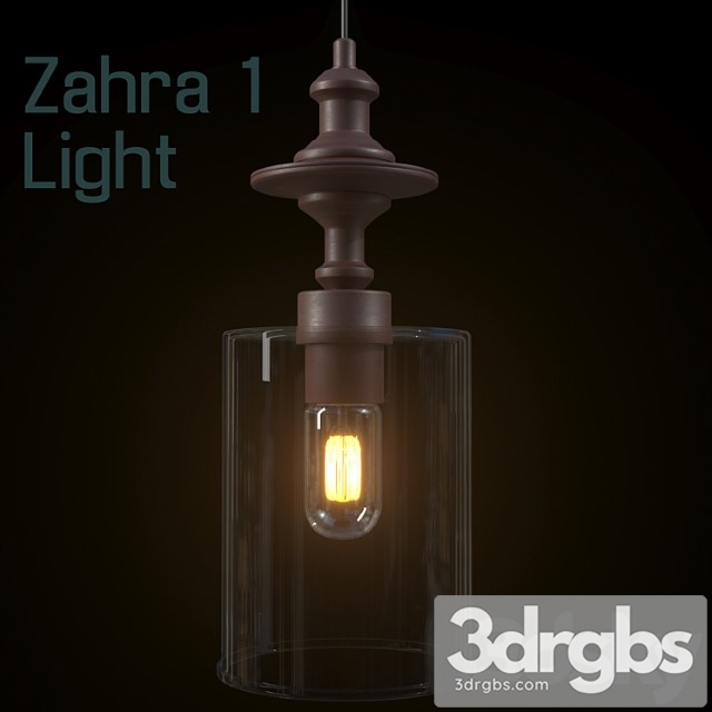 Zahra 1-light pendant - thumbnail 1