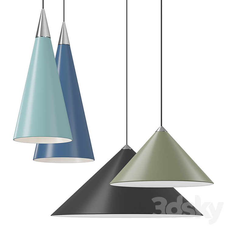 ZAVA JEENA CONO | Hanging lamp 3DS Max Model - thumbnail 1