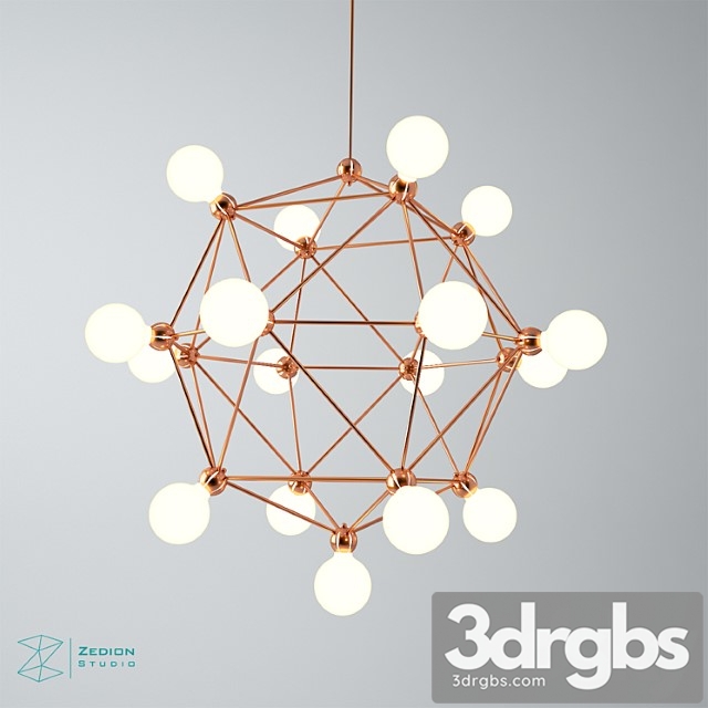 Zed Ceiling Lamp 05 3dsmax Download - thumbnail 1